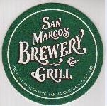 beer coaster from San Pedro Brewing Co. ( CA-SMAR-4 )