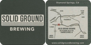 beer coaster from Solorio Brewing Co.  ( CA-SOLI-1 )