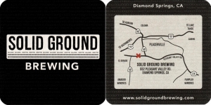 beer coaster from Solorio Brewing Co.  ( CA-SOLI-2 )