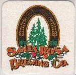 beer coaster from Sante Adairius Rustic Ales ( CA-SROS-1 )