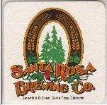 beer coaster from Sante Adairius Rustic Ales ( CA-SROS-3 )