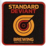 beer coaster from Stanislaus Brewing Co ( CA-STDV-2 )