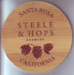 beer coaster from Steelhead Brewing Co. ( CA-STEL-2 )