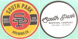 beer coaster from Southern Brewing Co. ( CA-STHP-2 )