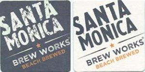 beer coaster from Santa Rosa Brewing Co. ( CA-STMO-1 )