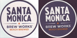 beer coaster from Santa Rosa Brewing Co. ( CA-STMO-2 )