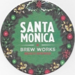 beer coaster from Santa Rosa Brewing Co. ( CA-STMO-3 )