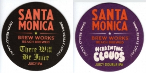 beer coaster from Santa Rosa Brewing Co. ( CA-STMO-7 )