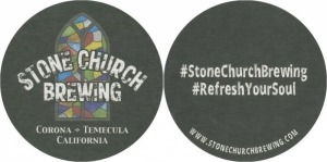 beer coaster from Stonehouse Brewery ( CA-STNC-3 )