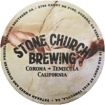 beer coaster from Stonehouse Brewery ( CA-STNC-4 )