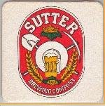 beer coaster from Sutter Buttes Brewing Co ( CA-SUTT-1 )