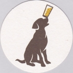 beer coaster from Tirebiter Brewery ( CA-TIPP-1 )