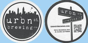 beer coaster from Valiant Brewing Co.  ( CA-URBN-2 )