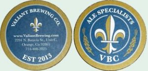 beer coaster from Validation Ale ( CA-VLNT-1 )