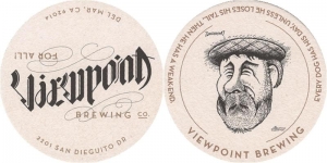 beer coaster from Viking Brewery ( CA-VWPN-5 )