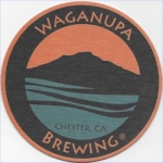 beer coaster from Wagon Wheel Brewing Co ( CA-WAGA-1 )