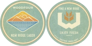 beer coaster from Woodhouse Blending & Brewing ( CA-WDFR-5 )