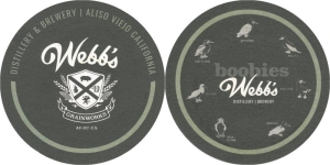 beer coaster from West Coast Breweries ( CA-WEBB-1 )