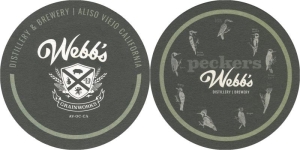 beer coaster from West Coast Breweries ( CA-WEBB-4 )