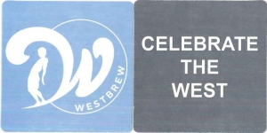 beer coaster from Western Pacific Brewing & Dining ( CA-WESB-2 )