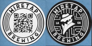 beer coaster from Wiseguy Brewing Co. ( CA-WIRE-1 )