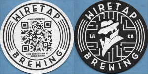 beer coaster from Wiseguy Brewing Co. ( CA-WIRE-2 )