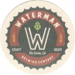 beer coaster from Wavelength Brewing Co. ( CA-WTRM-2 )