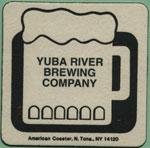 beer coaster from Zack’s Brewing Co. ( CA-YUBA-1 )