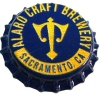 beer crown cap from Albion Brewing Co. ( CA-ALAR-CAP-2 )