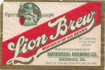 beer label from Balboa Brewing Co. ( CA-BAKE-LAB-3 )