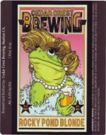 beer label from Celebrated Ales Brewing Co. ( CA-CDCR-LAB-1 )