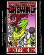 beer label from Celebrated Ales Brewing Co. ( CA-CDCR-LAB-2 )