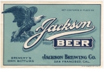 beer label from Jack’s Brewing Co. ( CA-JACK-LAB-1 )