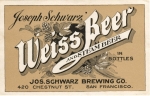 beer label from Joseph (Josef) Bierbitzch ( CA-JOSC-LAB-1 )