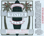 beer label from ManRock Brewing Co.  ( CA-MANH-LAB-1 )