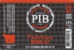 beer label from Pacific Plate Brewing Co. ( CA-PIB-LAB-3 )