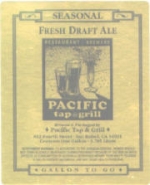 beer label from Pacifica Brewery ( CA-PTNG-LAB-3 )