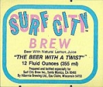 beer label from Surfridge Brewing Co.  ( CA-SURC-LAB-1 )