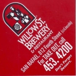 beer magnet from Willows Market, The  ( CA-WILO-MAG-1 )