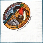 beer napkin from Hurricane Brewing Co ( CA-HUNT-NAP-1 )