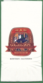 beer napkin from Pfeiffer Brewing Co. ( CA-PTRB-NAP-1 )