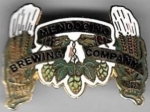 beer pin from Metro Brewing ( CA-MEND-PIN-1 )