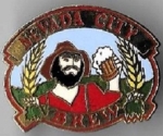 beer pin from New Albion Brewing Co. ( CA-NEVC-PIN-1 )