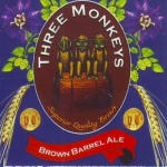 beer sticker from Three Rivers Brewing Co.  ( CA-3MON-STI-2 )