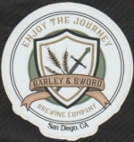 beer sticker from Barley Forge Brewing Co. ( CA-BARW-STI-1 )