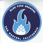 beer sticker from Blue Frog Brewing Co. (Cica