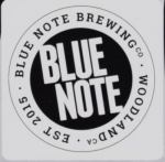 beer sticker from Blue Oak Brewing Co. ( CA-BLUN-STI-1 )