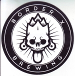 beer sticker from Boring Rose Brewing Co. ( CA-BRDX-STI-1 )