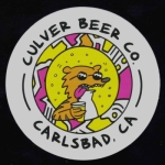 beer sticker from CUVER Belgian Brewers (Verspecht-Cushing Brewing Co) ( CA-CULV-STI-1 )