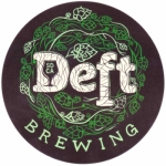 beer sticker from Del Cielo Brewing Co. ( CA-DEFT-STI-2 )